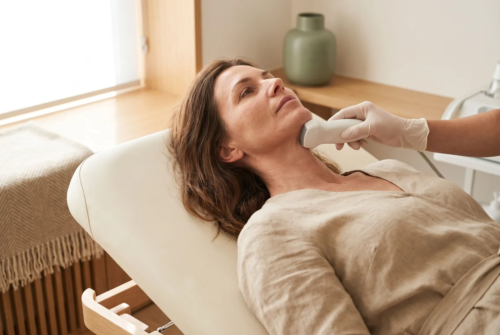 Behandling av käklinje och haka